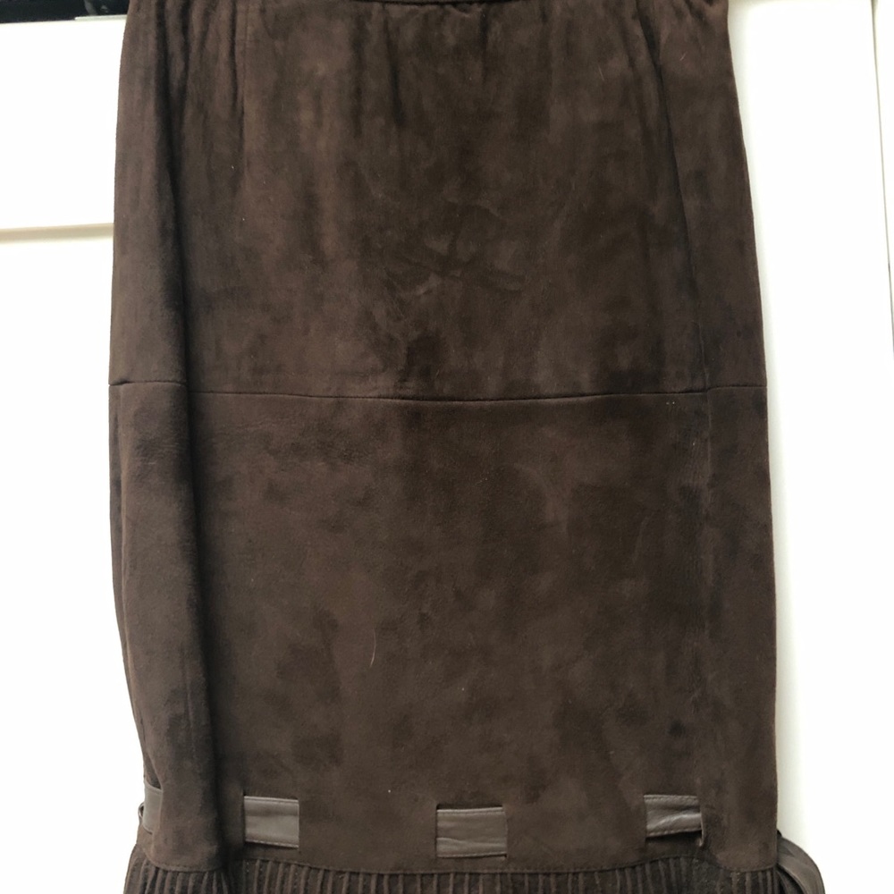 Azzedine Alaïa suede skirt - vintage